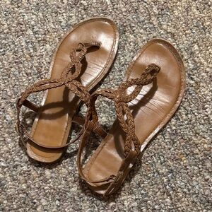 Braided Tan Sandals